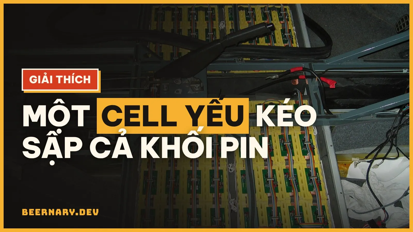 Cell balancing là gì? Vì sao một cell yếu kéo sập cả khối pin xe điện