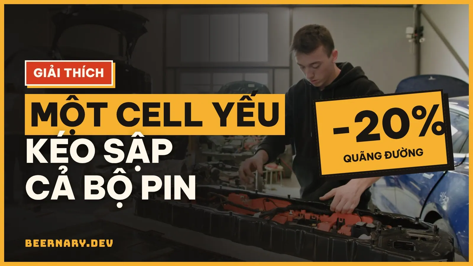 Một cell pin yếu ảnh hưởng cả bộ pin ô tô điện ra sao?