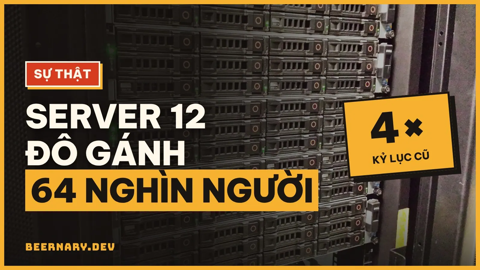 Server 12 đô gánh 64 nghìn người: 13 ngôn ngữ và 5 bí quyết tối ưu
