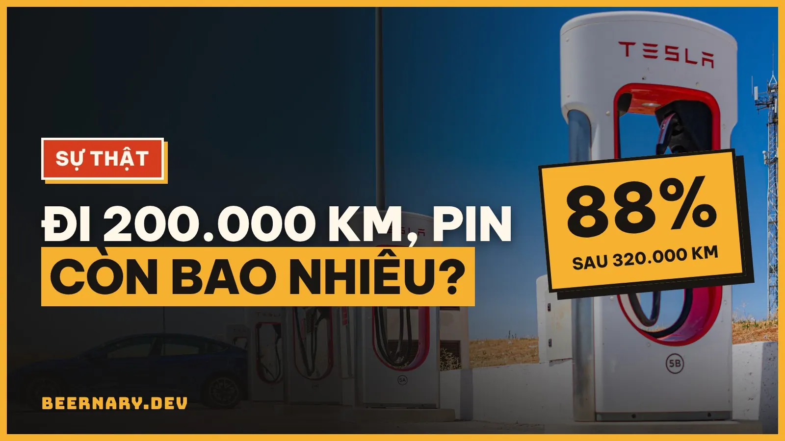 Pin xe điện đi 200.000 km còn bao nhiêu phần trăm? Dữ liệu thật trả lời