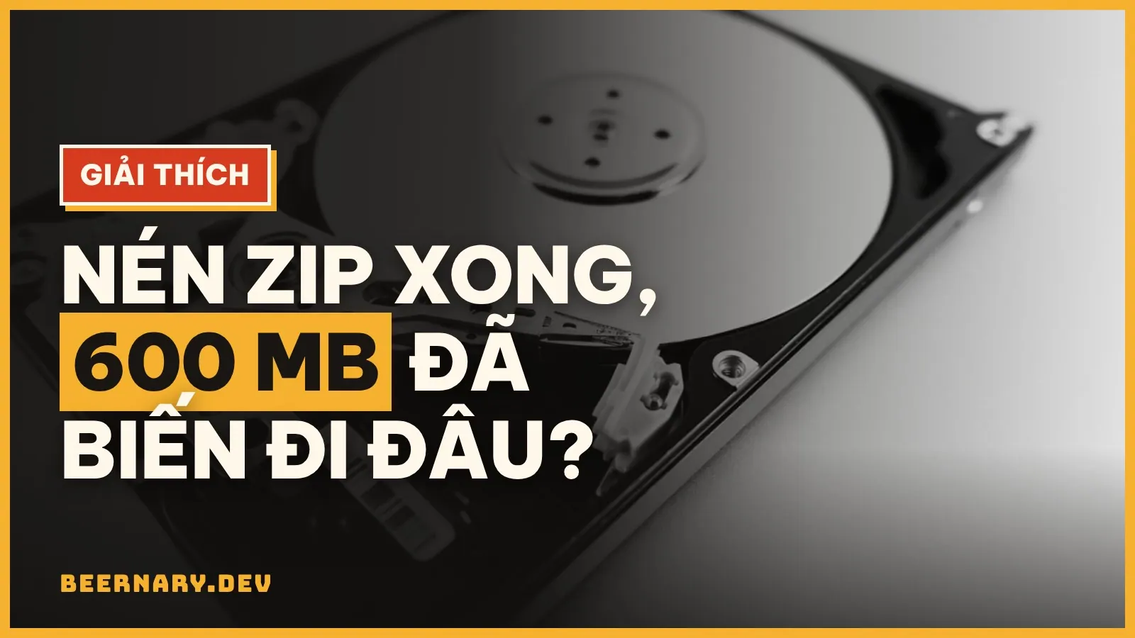 Nén zip 1 GB còn 400 MB: 600 MB kia đã đi đâu mà giải nén vẫn đủ?